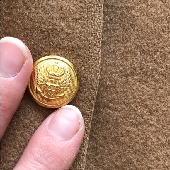 Classic Tan Wool Blazer - Picture 3 of 13